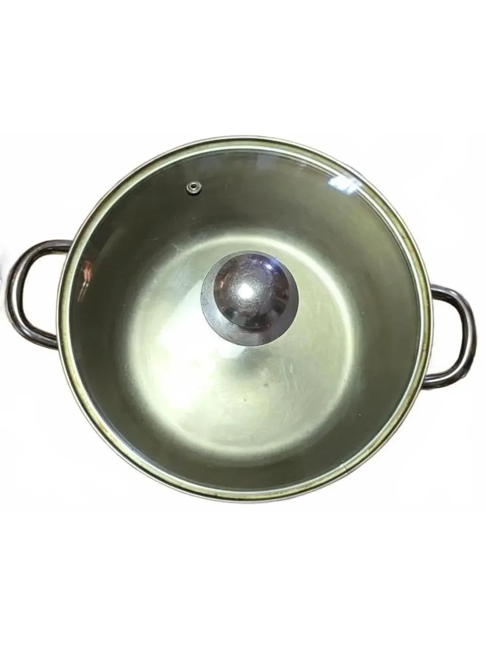 Tools of the Trade 6.5 Quart Stainless Steel Stock Pot Dutch Oven with Lid
